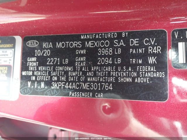 2021 KIA FORTE GT 9