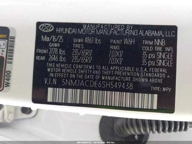 2025 HYUNDAI TUCSON SE 9