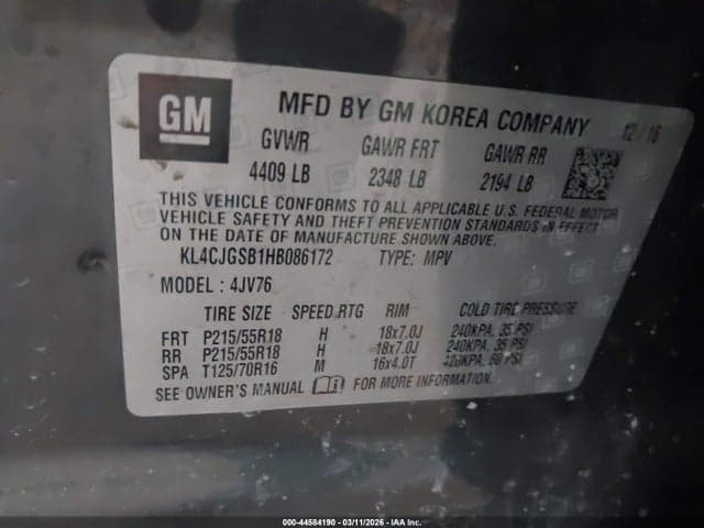 2017 BUICK ENCORE ESSENCE 9