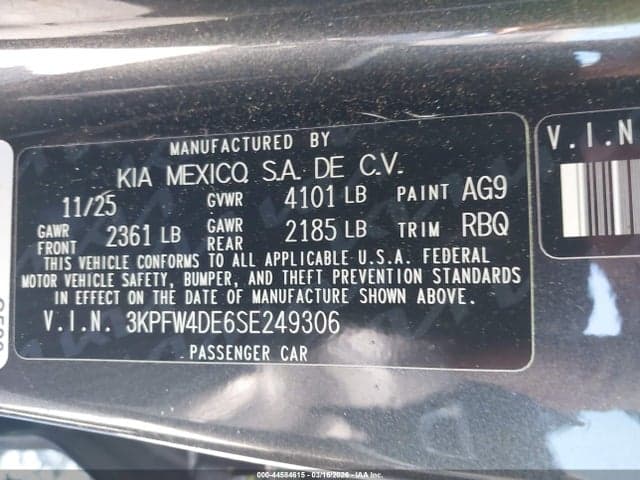 2025 KIA K4 GT-LINE 9