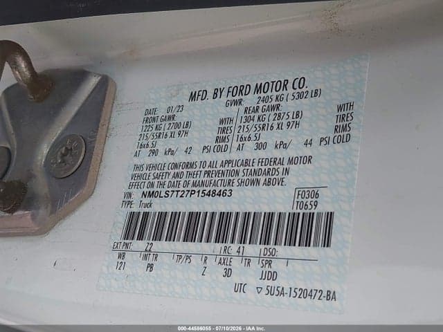 2023 FORD TRANSIT CONNECT XLT 9