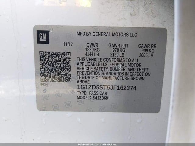 2018 CHEVROLET MALIBU LT 9