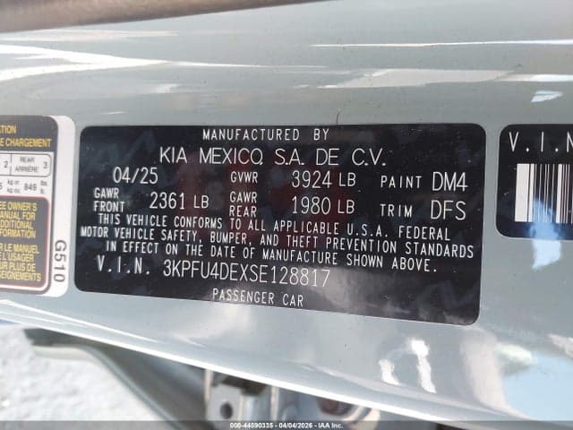 2025 KIA K4 EX 9