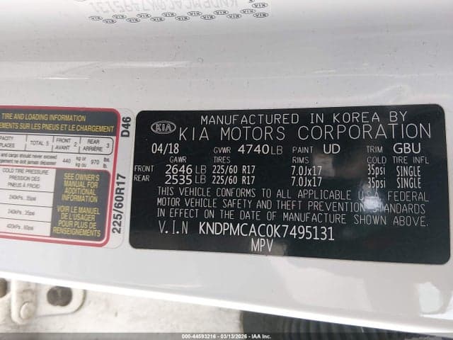 2019 KIA SPORTAGE LX 9