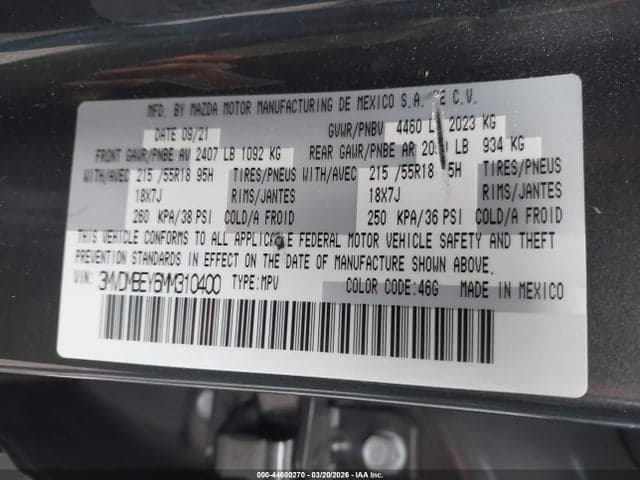 2021 MAZDA CX-30 2.5 TURBO PREMIUM PLUS 9