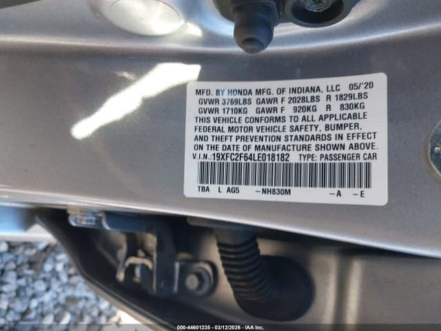 2020 HONDA CIVIC LX 9