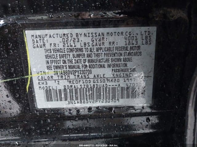 2023 NISSAN SENTRA SR XTRONIC CVT 9