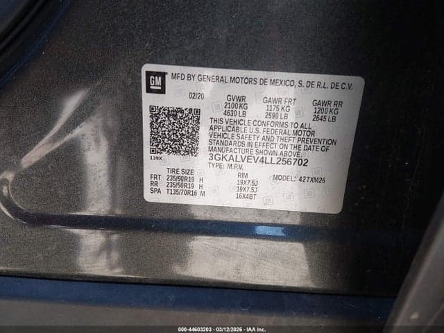 2020 GMC TERRAIN AWD SLT 9