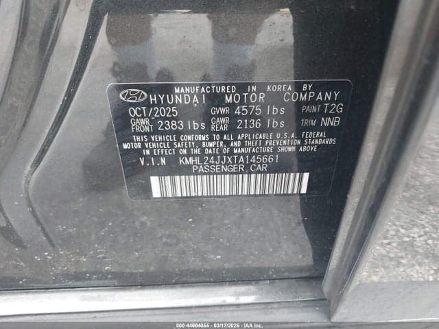 2026 HYUNDAI SONATA HYBRID BLUE 9