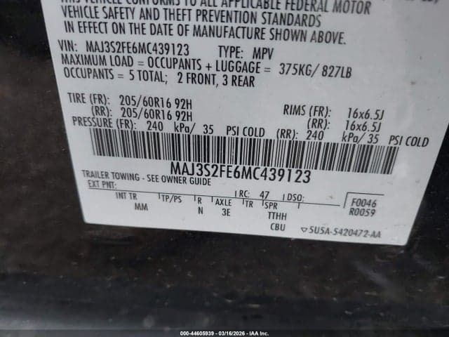 2021 FORD ECOSPORT S 9