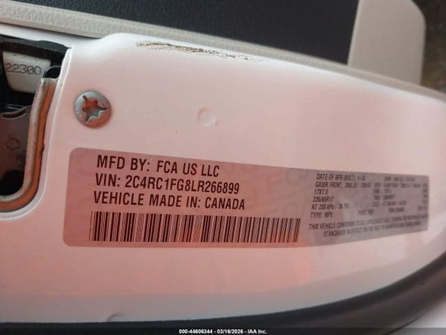 2020 CHRYSLER PACIFICA TOURING 9