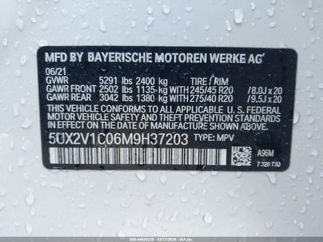 2021 BMW X4 XDRIVE30I 9