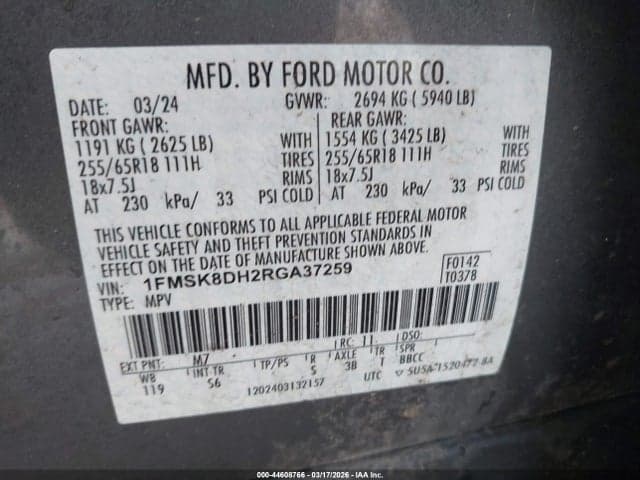 2024 FORD EXPLORER XLT 9