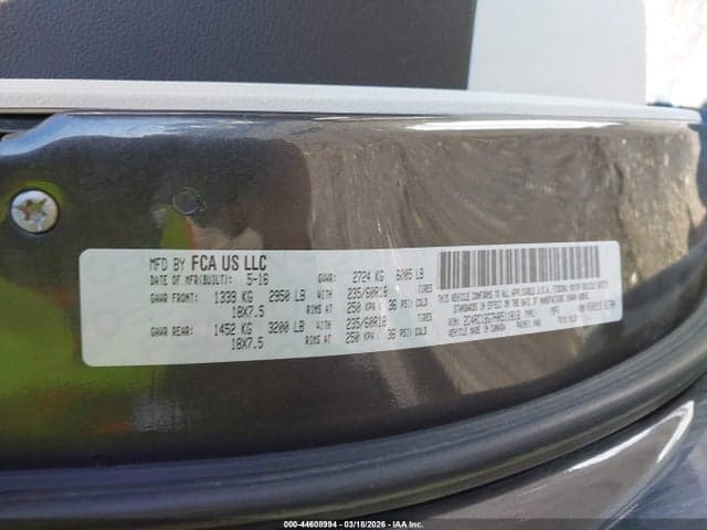2017 CHRYSLER PACIFICA TOURING-L 9