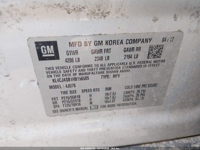 2017 BUICK ENCORE PREFERRED 9