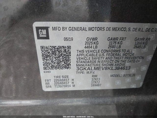 2019 GMC TERRAIN SLE 9