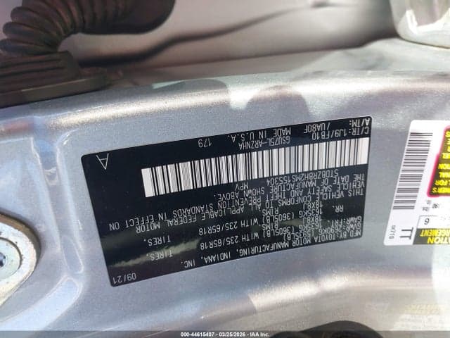2021 TOYOTA HIGHLANDER LE 9