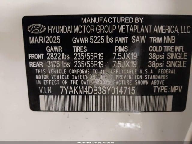 2025 HYUNDAI IONIQ 5 SE STANDARD RANGE 9