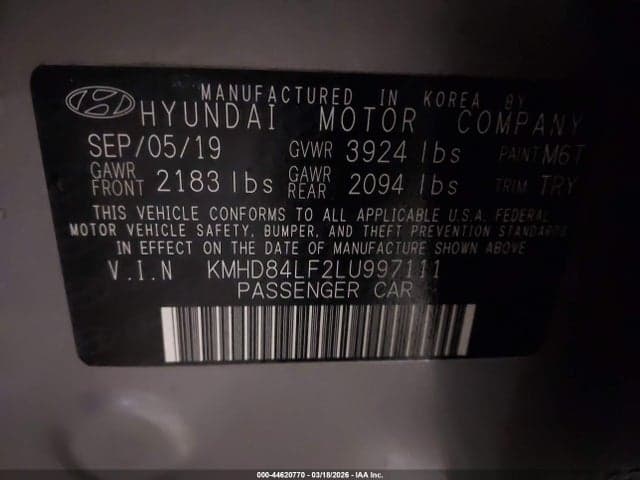 2020 HYUNDAI ELANTRA VALUE EDITION 9
