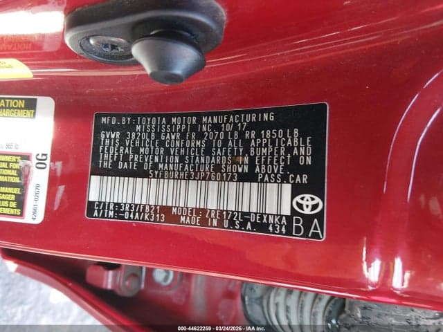 2018 TOYOTA COROLLA LE 9