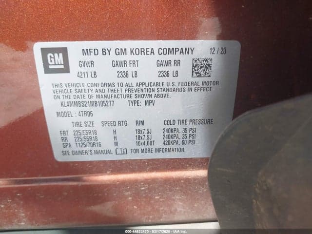 2021 BUICK ENCORE GX FWD PREFERRED 9