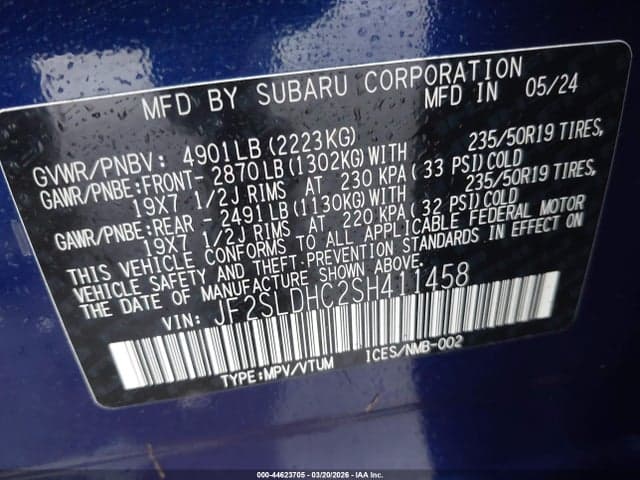 2025 SUBARU FORESTER SPORT 9