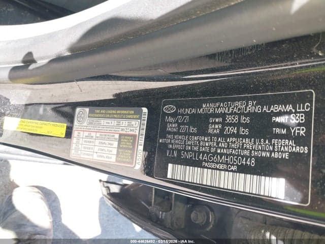 2021 HYUNDAI ELANTRA SE 9