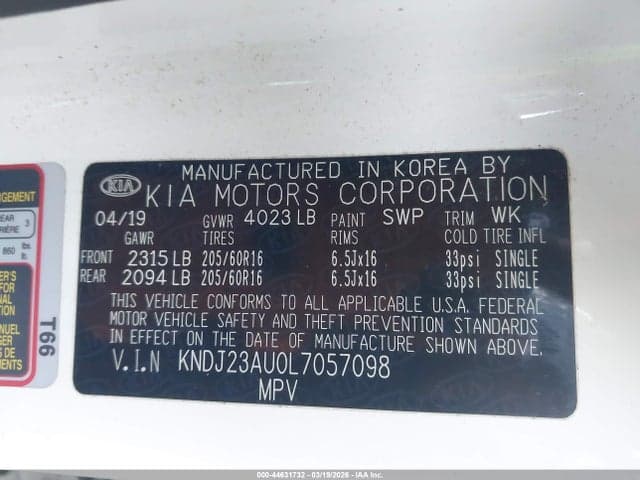 2020 KIA SOUL S 9