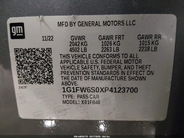 2023 CHEVROLET BOLT EV FWD 1LT 9