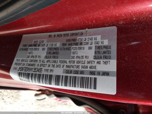 2021 MAZDA CX-5 GRAND TOURING 9