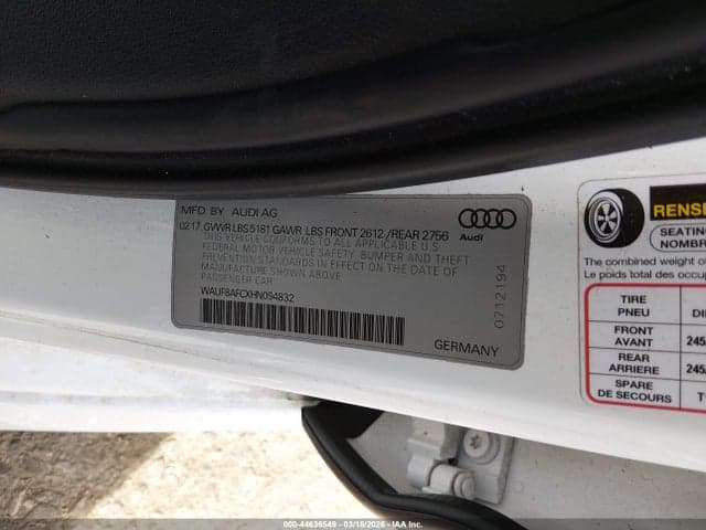 2017 AUDI A6 2.0T PREMIUM 9
