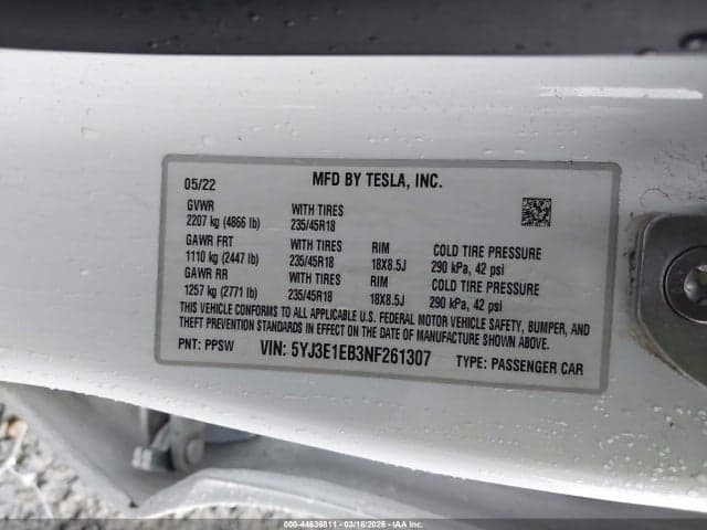 2022 TESLA MODEL 3 LONG RANGE DUAL MOTOR ALL-WHEEL DRIVE 9