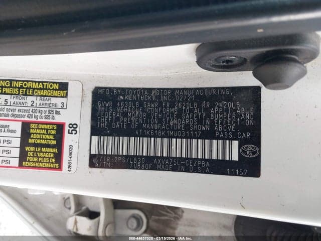 2021 TOYOTA CAMRY XSE AWD 9