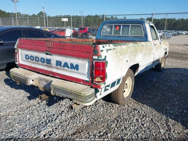 1981 DODGE D-SERIES D150 4