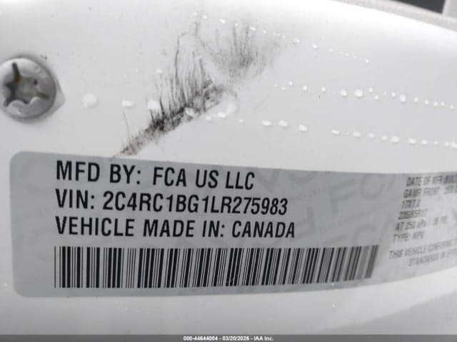 2020 CHRYSLER PACIFICA TOURING L 9