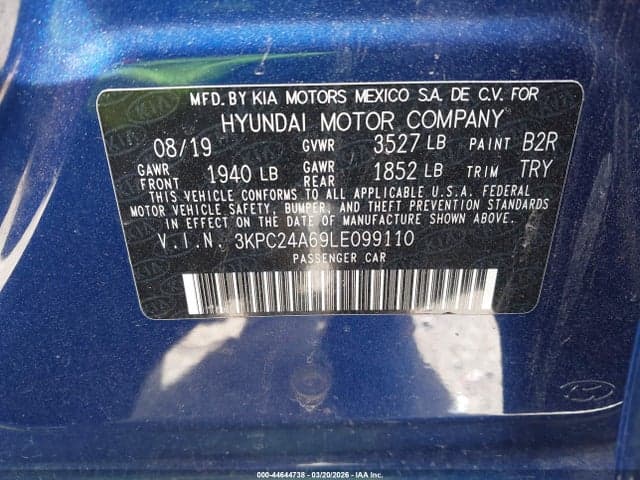 2020 HYUNDAI ACCENT SE 9