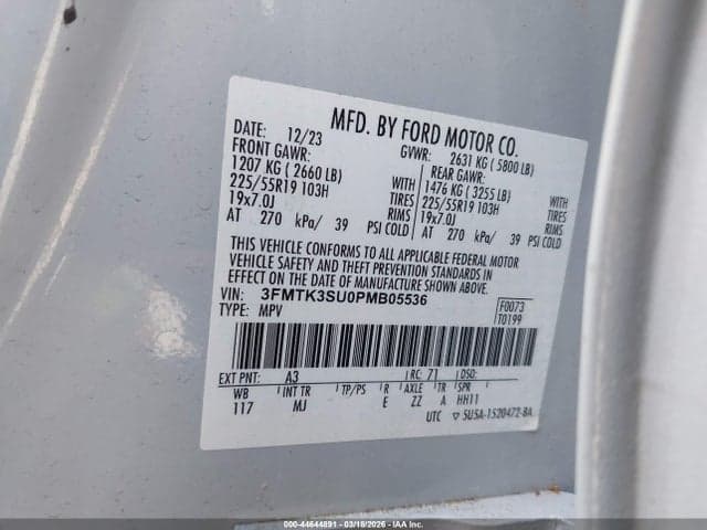 2023 FORD MUSTANG MACH-E PREMIUM 9