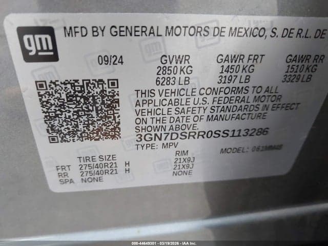 2025 CHEVROLET EQUINOX EV RS 9