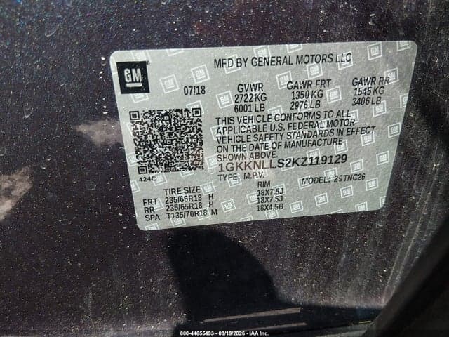 2019 GMC ACADIA SLE-2 9