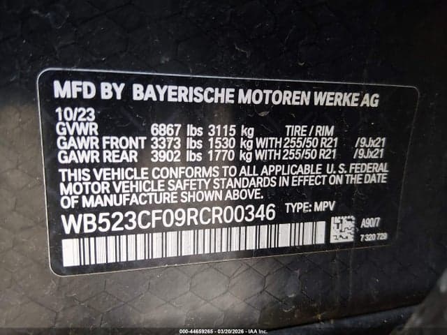 2024 BMW IX XDRIVE50 9