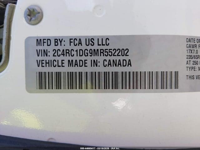2021 CHRYSLER VOYAGER LXI 9