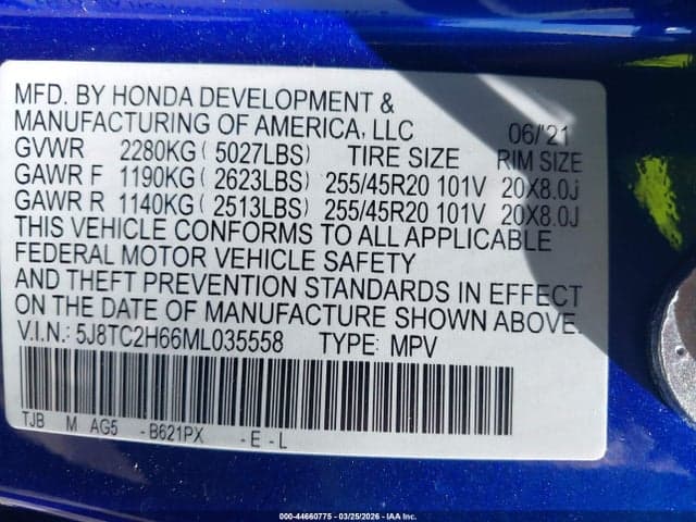 2021 ACURA RDX A-SPEC PACKAGE 9