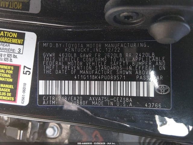 2023 TOYOTA CAMRY SE AWD 10