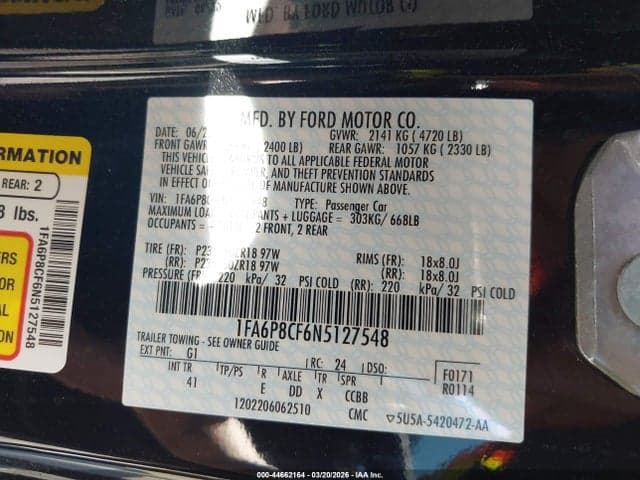 2022 FORD MUSTANG GT PREMIUM FASTBACK 9