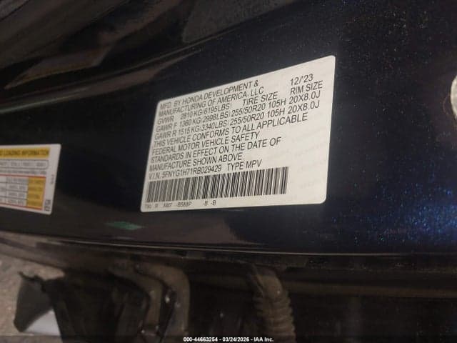 2024 HONDA PILOT TOURING 10