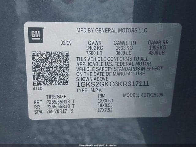 2019 GMC YUKON XL SLT 9