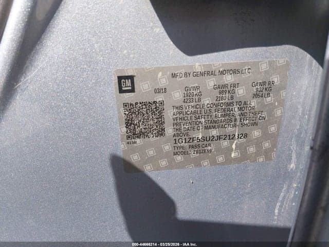 2018 CHEVROLET MALIBU HYBRID 9