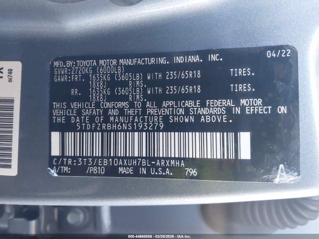 2024 TOYOTA HIGHLANDER PLATINUM 9