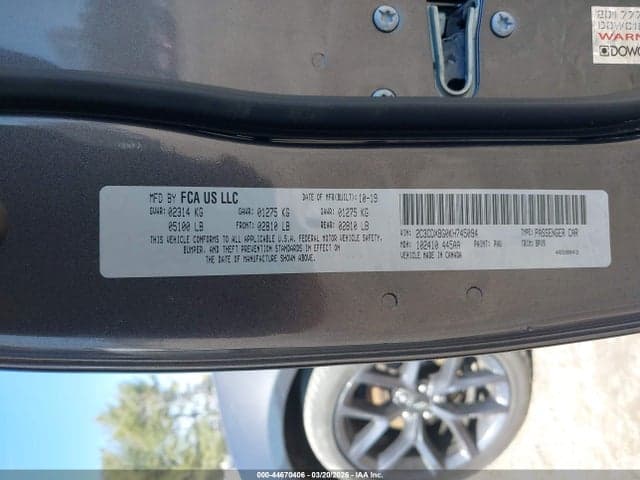 2019 DODGE CHARGER SXT RWD 9