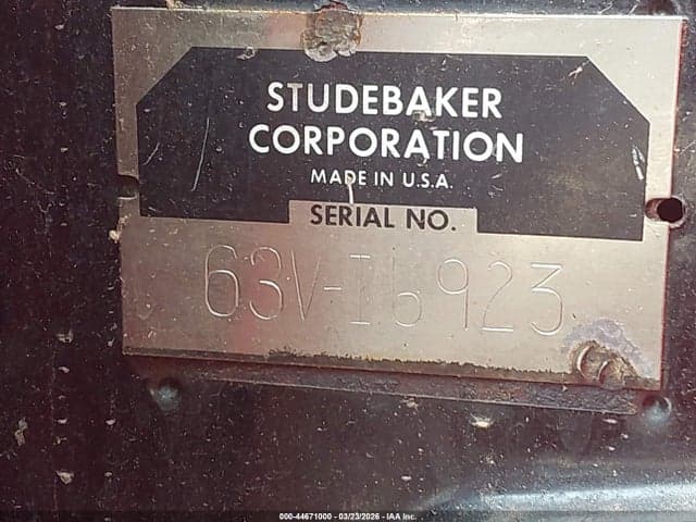 1963 STUDEBAKER HAWK, GRAND TURISMO 9